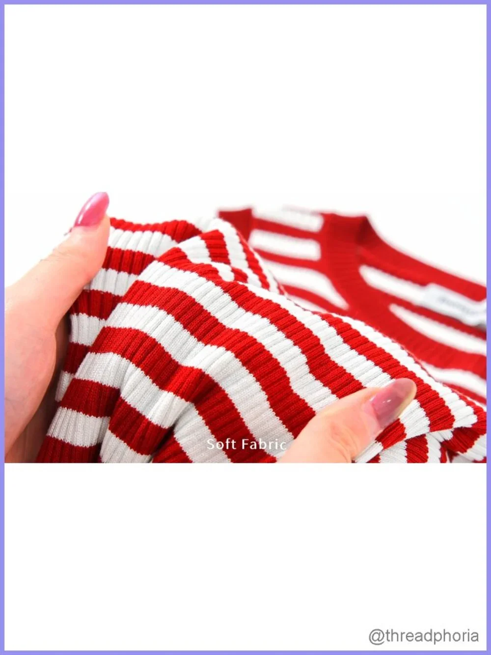 Ribbed Knit Tank Top - Sleeveless Striped Summer Top